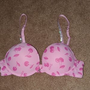 Juicy Couture Pink Cherry Motif Bra